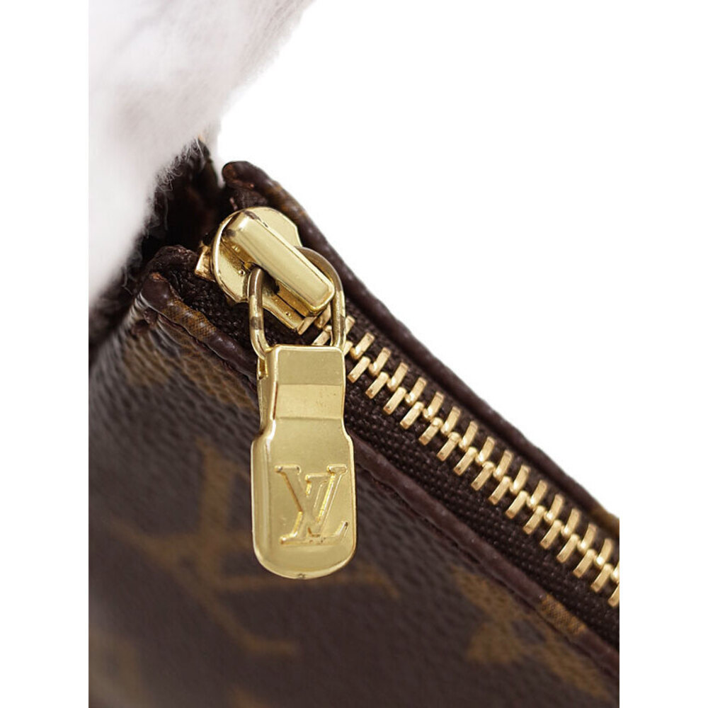 Louis Vuitton Accessoires Brown Accessory Monogram Leather Pouch Pochette - Picture 8 of 9